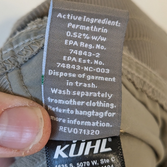 KUHL Women's Tan Insect Shield Hiking Camping Outdoor Nylon Capri Pants 14 - Picture 11 of 11